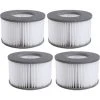 TANABATA Cartouches Filtrantes Pour MSpa Whirlpoo Filtre De Piscine, Filtre Spa Cartouche De Filtre De Piscine, Lot De 4 -Pompe et filtre de piscine Soldes 53925851 1