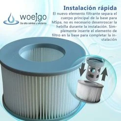 TANABATA Cartouches Filtrantes Pour MSpa Whirlpoo Filtre De Piscine, Filtre Spa Cartouche De Filtre De Piscine, Lot De 4 -Pompe et filtre de piscine Soldes 53925851 3