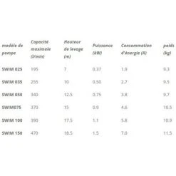 Pompe De Filtration Auto-amorçante Avec Préfiltre / Piscine/ SWIM 100 IBO -Pompe et filtre de piscine Soldes 54210004 3