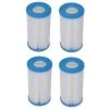 VIKING CHOICE Filtres De Piscine - 20cm X ø10,5cm - Lot De 4 Pièces - Pompe Type 3 - Jusqu'à 5678 Litres Par Heure -Pompe et filtre de piscine Soldes 54331712 1
