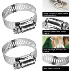 MERKMAK Tuyau De Filtre De Remplacement 2 Pcs Pour Piscine En Pvc De Qualite Superieure, 1,25 X 59 Pouces Avec Ruban Adhesif Fonctionne Avec Toutes Les Pompes De Filtration Pour 330 Gph, 530 Gph Et 1 000 Gph Blanc -Pompe et filtre de piscine Soldes 54395988 4