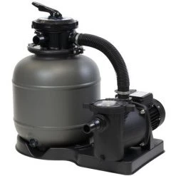 PLANET POOL EDENEA - Groupe De Filtration Piscine Hors Sol - Pompe + Filtre à Sable - Volume 20-25m3-6 M3/h - Puissance 400W - Noir