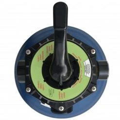 Topdeal Filtre à Sable Pour Piscine Avec Vanne 6 Positions Bleu 460 Mm FF91169_FR -Pompe et filtre de piscine Soldes 54841186 5