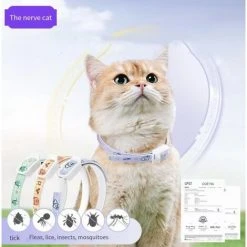 ELLE Collier Vermifuge Pour Chat Collier Anti-puces Pour Chien De Compagnie S (36CM) Lapin Violet -Pompe et filtre de piscine Soldes 54891689 2