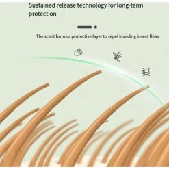 ELLE Collier Vermifuge Pour Chat Collier Anti-puces Pour Chien De Compagnie M (52CM) Lapin Violet -Pompe et filtre de piscine Soldes 54891781 3