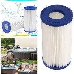 SUPERMARKET Cartouche De Filtre De Piscine 108x205mm Pour Intex A/C,Superma,bleu,1 Pièce -Pompe et filtre de piscine Soldes 55279644 3