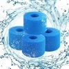 SUPERMARKET Filtre En Mousse à Cartouche Éponge,Éponge De Filtre De Piscine, Filtre Spa Intex Mousse Réutilisables Et Lavables Pour Piscine, Jacuzzi (4),Superma,bleu -Pompe et filtre de piscine Soldes 55279646 1