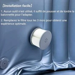 SUPERMARKET Filtre De Rechange Pour Ms-pa FD2089 Compatible Avec Toutes Les Cartouches Filtrantes MS-pa Actuelles Et Les Piscines Gonflables Spa (Version Améliorée) Lot De 2,Superma,gris -Pompe et filtre de piscine Soldes 55279647 4