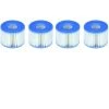 SUPERMARKET Lot De 4 Cartouches De Piscine PureSpa Type S1 Faciles à Installer,Superma,bleu