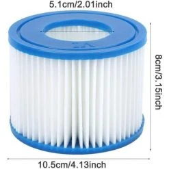 SUPERMARKET Pet Fine Fine FONDMANDIQUE Durable Piscine Piscine Piscine Piscine Partie Partie Partie Charge D'ACCESSOIRE,Superma,bleu,10*10*8cm -Pompe et filtre de piscine Soldes 55279660 2