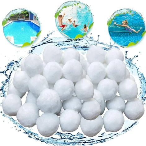 Ensoleillé Boule Filtrante De Piscine 700g, Filtre En Fibre 4 Ensoleillé Boule Filtrante De Piscine 700g, Filtre En Fibre – Image 2