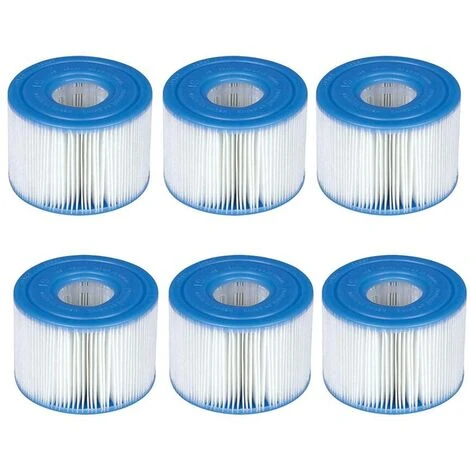 Intex 29001E Lot De 6 Cartouches De Piscine Type S1 Faciles à Installer (4 Filtres) | 2, 1 Paquet Bleu,Irisfr 6 Intex 29001E Lot De 6 Cartouches De Piscine Type S1 Faciles à Installer (4 Filtres) | 2, 1 Paquet Bleu,Irisfr – Image 4