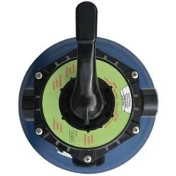 LITZEE Filtre à Sable Pour Piscine Avec Vanne 6 Positions Bleu 460 Mm # -Pompe et filtre de piscine Soldes 55637337 5