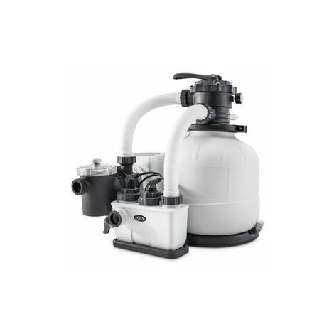 FILTRE A SABLE INTEX 6M3/H + STERILISATEUR AU SEL - Incolore - 26676 3 FILTRE A SABLE INTEX 6M3/H + STERILISATEUR AU SEL - Incolore - 26676