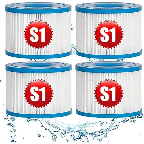 REGALOS Lot De 4 Cartouches De Rechange Pour Filtre à Pour Jardin Extérieur Type S1 PureSpa Easy Set Pool Filter Cartridges 3 REGALOS Lot De 4 Cartouches De Rechange Pour Filtre à Pour Jardin Extérieur Type S1 PureSpa Easy Set Pool Filter Cartridges