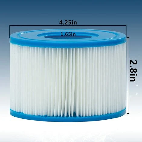 REGALOS Lot De 4 Cartouches De Rechange Pour Filtre à Pour Jardin Extérieur Type S1 PureSpa Easy Set Pool Filter Cartridges 7 REGALOS Lot De 4 Cartouches De Rechange Pour Filtre à Pour Jardin Extérieur Type S1 PureSpa Easy Set Pool Filter Cartridges – Image 5