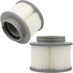 LANGRAY Cartouche Filtrante 2 Pièces Pour Bain à Remous MSpa, Filtre à Eau De Remplacement Pour Piscine Gonflable