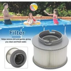 LONGZIMING 3 Spa Filter Cartouches Pour MSpa, Cartouches Filtrantes De Remplacement De Filtres De Piscine Pour Baignoire,Spa,Piscine, Vous Donnant De L'eau Propre Et Fraîche -Pompe et filtre de piscine Soldes 56762268 4