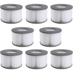 LONGZIMING Mscomft Lot De 4 Filtres De Rechange Pour MSPA Whirlpool Filter - Cartouches Filtrantes Pour Sous-bateaux Et Spa Chauds - Pour Piscines Gonflables - Modèle à Partir De 2020