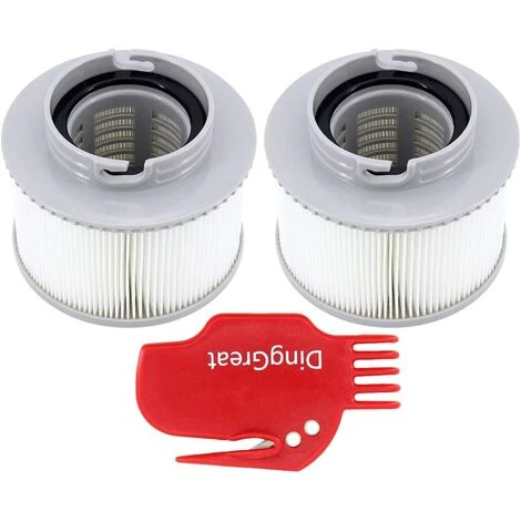 LONGZIMING DingGreat Lot De 2 Cartouches Filtrantes De Piscine, Cartouches De Rechange De Filtre Pour Tous Les Modèles Whirlpool Spas Swimming Piscine Pour Filtre Cartouche MSPA FD2089 3 LONGZIMING DingGreat Lot De 2 Cartouches Filtrantes De Piscine, Cartouches De Rechange De Filtre Pour Tous Les Modèles Whirlpool Spas Swimming Piscine Pour Filtre Cartouche MSPA FD2089
