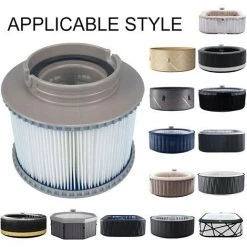 LONGZIMING DingGreat Lot De 2 Cartouches Filtrantes De Piscine, Cartouches De Rechange De Filtre Pour Tous Les Modèles Whirlpool Spas Swimming Piscine Pour Filtre Cartouche MSPA FD2089 8 LONGZIMING DingGreat Lot De 2 Cartouches Filtrantes De Piscine, Cartouches De Rechange De Filtre Pour Tous Les Modèles Whirlpool Spas Swimming Piscine Pour Filtre Cartouche MSPA FD2089 -Pompe et filtre de piscine Soldes 56762744 2