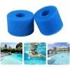 ALMI 2pcs Filterschwamm Typ A，Filter Intex Typ A，filterschwamm，Patronenschwamm Poolfilter Schwimmbad Filter Schaum Für Schwimmbad Aquarium Whirlpool （93 * 30 * 102） -Pompe et filtre de piscine Soldes 57012708 1