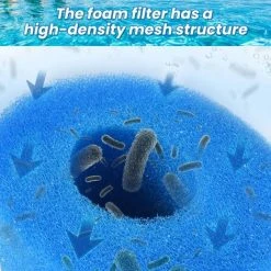 ALMI 4 Pièces Filtre En Mousse Pour Spa, Éponge Filtrante Type A，Filtre En Mousse，Cartouche De Filtre En Mousse Réutilisables Et Lavables，Mousse Pour Piscine，Spa，Jacuzzi (10.8 * 7.3 * 4) -Pompe et filtre de piscine Soldes 57012717 4