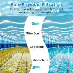 ALMI 4 Pièces Filtre En Mousse Pour Spa, Éponge Filtrante Type A，Filtre En Mousse，Cartouche De Filtre En Mousse Réutilisables Et Lavables，Mousse Pour Piscine，Spa，Jacuzzi (10.8 * 7.3 * 4) -Pompe et filtre de piscine Soldes 57012717 5