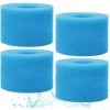 ALMI Lot De 4 Cartouches Filtrantes En Mousse Pour Intex De Type S1, Cartouche De Filtre En Mousse Pour Intex Pure Spa, Cartouche De Mousse éponge Pour Type S1 -Pompe et filtre de piscine Soldes 57115414 1