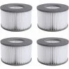 CHANCEY Lot De 4 Cartouches Filtrantes De Rechange, Pour Les Mspa Whirlpool, Les Spa Chauds Et Autres Piscines Gonflables, Convient Aux Modèles De Filtre à Partir De 2020,SEMAket,gris 2 CHANCEY Lot De 4 Cartouches Filtrantes De Rechange, Pour Les Mspa Whirlpool, Les Spa Chauds Et Autres Piscines Gonflables, Convient Aux Modèles De Filtre à Partir De 2020,SEMAket,gris -Pompe et filtre de piscine Soldes 57137684 1