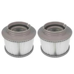 CHANCEY Lot De 4 Filtres De Rechange Pour MSpa FD2089, Cartouche De Filtre Pour Piscine Et Spa,SEMAket,gris -Pompe et filtre de piscine Soldes 57137703 3
