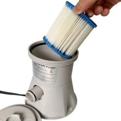 IRISFR Pompe Filtre De Piscine Électrique, Pompe De Filtration Pompe De Circulation De Nettoyeur De Piscine Adaptée Aux Piscines Souterraines, Piscine Gonflable Pour Enfants, Piscine De Support，Lilaris -Pompe et filtre de piscine Soldes 57263358 3