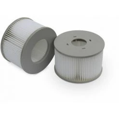 DENUOTOP Pompe Et Filtre De Spa 2 Cartouches Filtrantes De Remplacement Pour Spa Gonflable MSPA + 2 Filets De Protection -Pompe et filtre de piscine Soldes 57590356 4