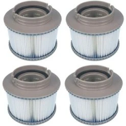 BARES Lot De 4 Filtres De Rechange Pour FD2089, Cartouche De Filtre Pour Piscine Et Spa