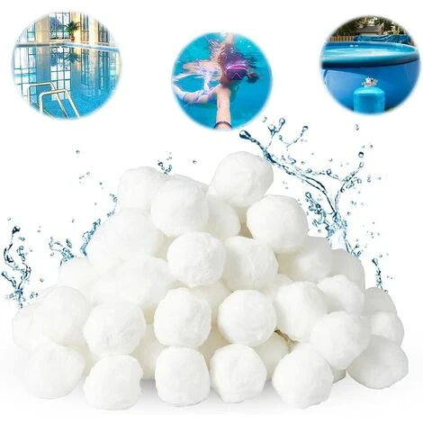 ABCRITAL Balles Filtrantes, 700G Boules De Filtre De Piscine, Peut Remplacer 25 Kg Sable Filtrant Sable De Quartz, Convient À Divers Systèmes De Filtration Boules De Filtre De Piscine 7 ABCRITAL Balles Filtrantes, 700G Boules De Filtre De Piscine, Peut Remplacer 25 Kg Sable Filtrant Sable De Quartz, Convient À Divers Systèmes De Filtration Boules De Filtre De Piscine – Image 5