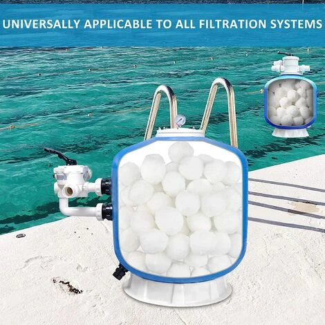 ABCRITAL Filtre Balls Balles De Filtration, Filtre Pour Piscine De 700G/1400G Peut Remplacer 25Kg/50Kg Sable Filtrant, Convient À Divers Systèmes De Filtration Boules De Filtre De Piscine 5 ABCRITAL Filtre Balls Balles De Filtration, Filtre Pour Piscine De 700G/1400G Peut Remplacer 25Kg/50Kg Sable Filtrant, Convient À Divers Systèmes De Filtration Boules De Filtre De Piscine – Image 3