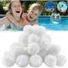 TANABATA Boules De Filtre De Piscine, 500g Balles Filtrantes, Boule Filtre Piscine, Filtre Balls Balles De Filtration Au Lieu De 18 Kg De Sable Filtrant, Pour Piscines, Filtres à Sable, Filtration D'eau