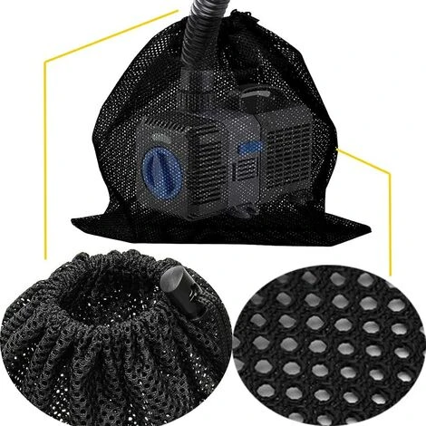 MACARON Sac De Pompe, Sac En Filet De Filtre De Pompe, Sac De Filtre De Pompe D'étang, Sac En Filet De Pompe, Accessoires De Filtre De Pompe à Eau Domestique (41 * 31cm, Noir 2pcs)LO-Ron 7 MACARON Sac De Pompe, Sac En Filet De Filtre De Pompe, Sac De Filtre De Pompe D'étang, Sac En Filet De Pompe, Accessoires De Filtre De Pompe à Eau Domestique (41 * 31cm, Noir 2pcs)LO-Ron – Image 5