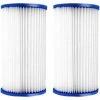 MACARON Filtres De Rechange De Type A/C Compatibles Avec Bestway 58012 La Cartouche Filtrante, Lot De 2 Filtres De Pompe De Piscine Pour Bestway De Type Cartouches Filtrantes LO-Ron -Pompe et filtre de piscine Soldes 58064885 1