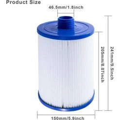 MACARON Spa Cartouche De Filtre , Jacuzzi Remplacement Filtre, Spa Entreprise Jacuzzi Élément Filtrant De Piscine Baignoire SPA Grande Piscine Avec élément Filtrant Monocylindre En Tissu Non Tissé épaissi LO-Ron 8 MACARON Spa Cartouche De Filtre , Jacuzzi Remplacement Filtre, Spa Entreprise Jacuzzi Élément Filtrant De Piscine Baignoire SPA Grande Piscine Avec élément Filtrant Monocylindre En Tissu Non Tissé épaissi LO-Ron -Pompe et filtre de piscine Soldes 58064886 2