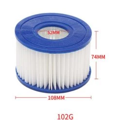 DONTODENT Lot De 2 Cartouches Filtrantes De Rechange Pour Spa Hot Tub/Spa - Pour Spa-Intex S1 - Filtre For Mspa,Pour Spa Pool Filtre Kit D'entretien -Pompe et filtre de piscine Soldes 58197400 2