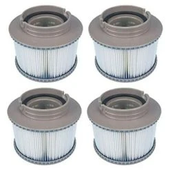 OUSUDELA Lot De 4 Filtres De Rechange Pour MSPA FD2089, Pompe à Cartouche Filtrante Adaptée Pour MSPA Tous Les Spas Actuels