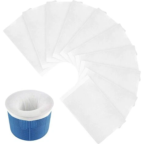 CADEAUX Chaussette Skimmer, Filtre Jetable Pour Skimmer Piscine & Spa Net Skim Nettoyage De Piscine Enlever Les Poils De Chien, Les Petites Particules (10pcs) 3 CADEAUX Chaussette Skimmer, Filtre Jetable Pour Skimmer Piscine & Spa Net Skim Nettoyage De Piscine Enlever Les Poils De Chien, Les Petites Particules (10pcs)