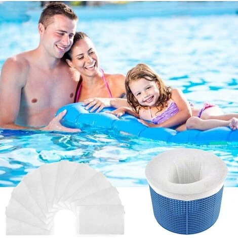 CADEAUX Chaussette Skimmer, Filtre Jetable Pour Skimmer Piscine & Spa Net Skim Nettoyage De Piscine Enlever Les Poils De Chien, Les Petites Particules (10pcs) 6 CADEAUX Chaussette Skimmer, Filtre Jetable Pour Skimmer Piscine & Spa Net Skim Nettoyage De Piscine Enlever Les Poils De Chien, Les Petites Particules (10pcs) – Image 4