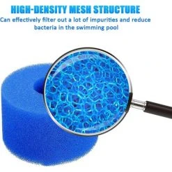 TANABATA Éponge Filtrante, Éponge Filtrante Type A, 3 Pièce Éponge De Filtre Pour Aquarium, Mousse Pour Filtre Piscine 108 * 40 * 73mm, Filtre Piscine Lavable Reutilisable, Filtre Spa Reutilisable -Pompe et filtre de piscine Soldes 58385756 5
