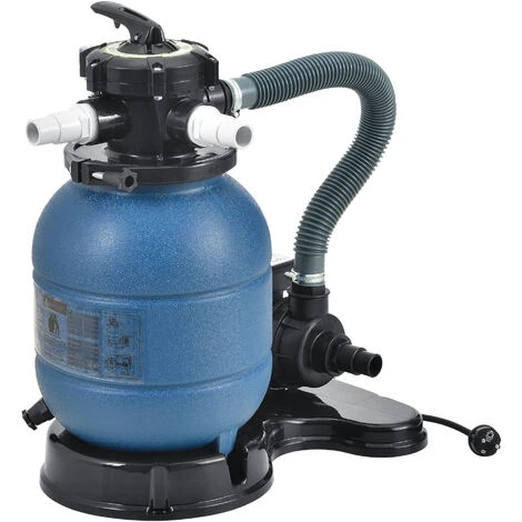 NOVA Pompe à Filtre De Sable Pour Piscines à 12-20 M³ 20 Kg 5 Valve De Positions Bleues 7 NOVA Pompe à Filtre De Sable Pour Piscines à 12-20 M³ 20 Kg 5 Valve De Positions Bleues – Image 5