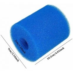 DONTODENT Filtre Éponge, Éponge De Cartouche Filtrante, éponge De Filtre De Piscine, Cartouche De Remplacement Lavable Réutilisable - 2pcs 10.2cm -Pompe et filtre de piscine Soldes 58641172 2