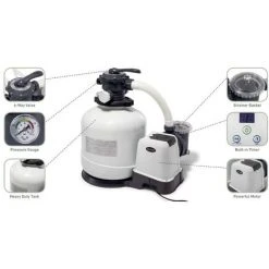 Pompe à Filtre à Sable Intex 26644GS - 5.700 Litres Par Heure -Pompe et filtre de piscine Soldes 58676207 5