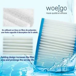 HIASDFLS Filtre Spa Pour Bestway 58323 - Lot De 4, Cartouche Filtrante Taille 6 Pour Lay-Z-Spa, Pour Monaco, Pour Miami, Pour Vegas -Pompe et filtre de piscine Soldes 58678368 2