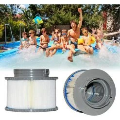 HIASDFLS Cartouches De Filtres De Piscine Pour Filtre Spa, Pompe À Cartouche Filtrante Pour Mspa Fd2089 Remplacement Des Filtres Pour Piscine, Traitement Hot Sub Et Spas-2 Pièces -Pompe et filtre de piscine Soldes 58678402 4